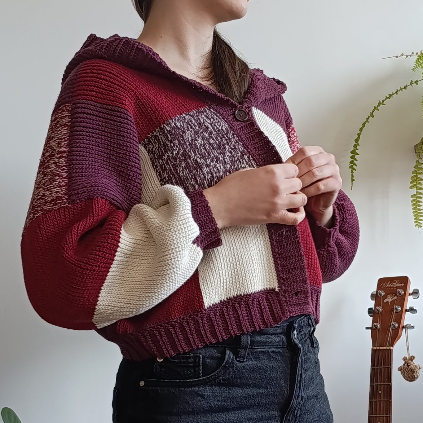 Patron Crochet - Cardigan Patchwork || FR & EN