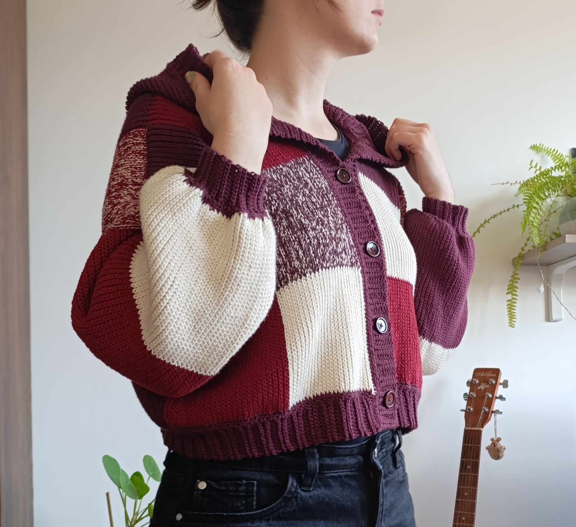 Patron Crochet - Cardigan Patchwork || FR & EN