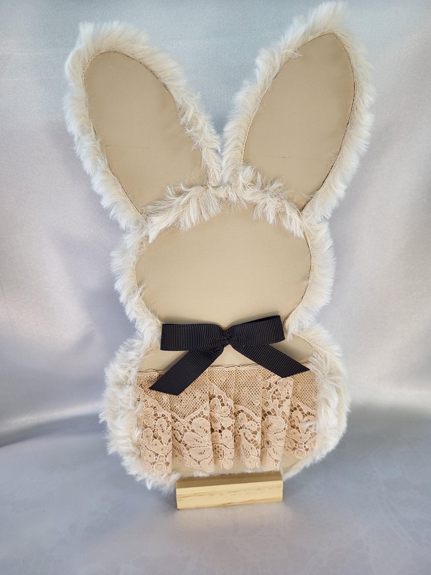 "Bonie & Clyde" Silhouette lapin double face