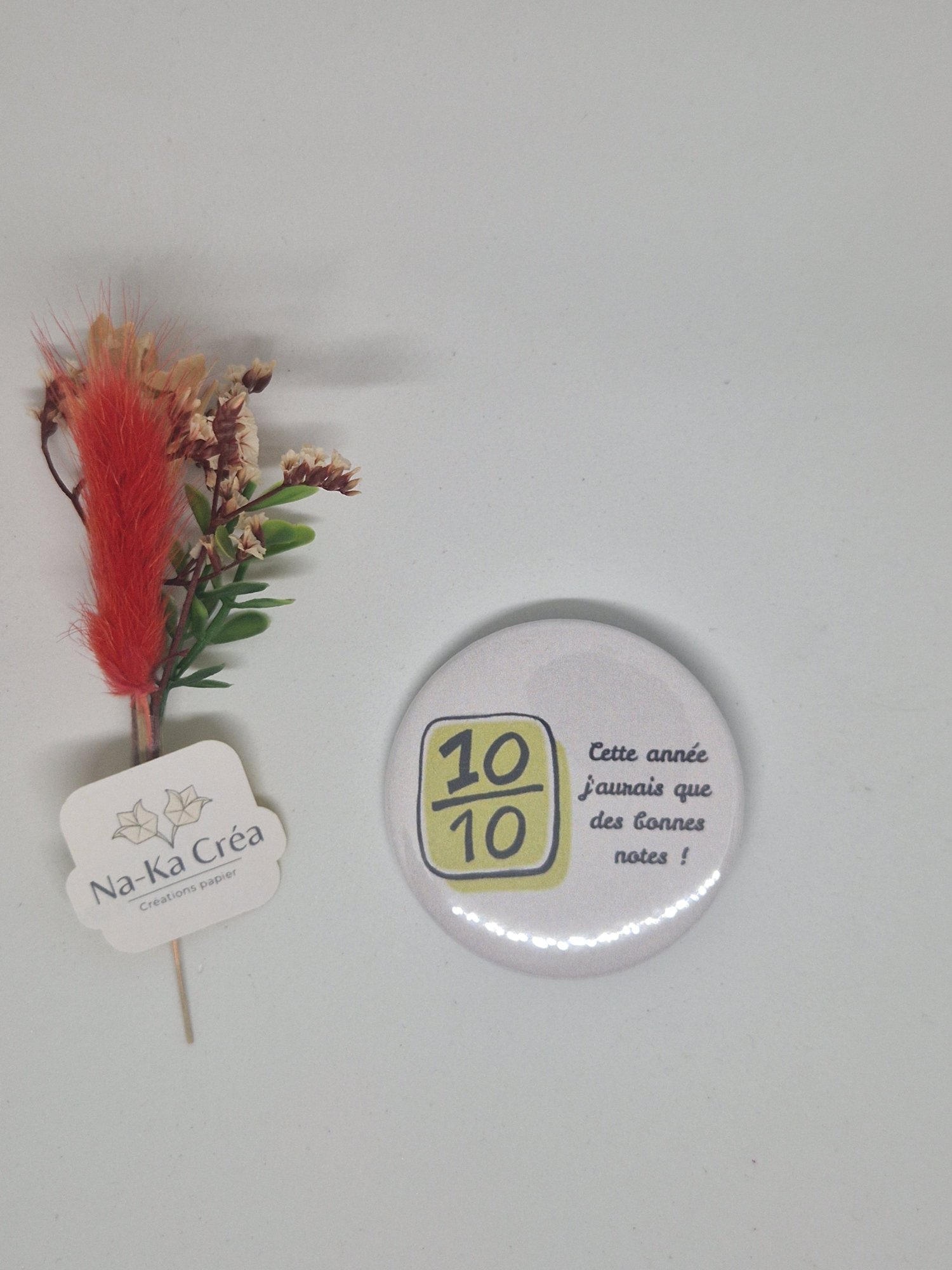 Badge rentrée 2026 "10/10"