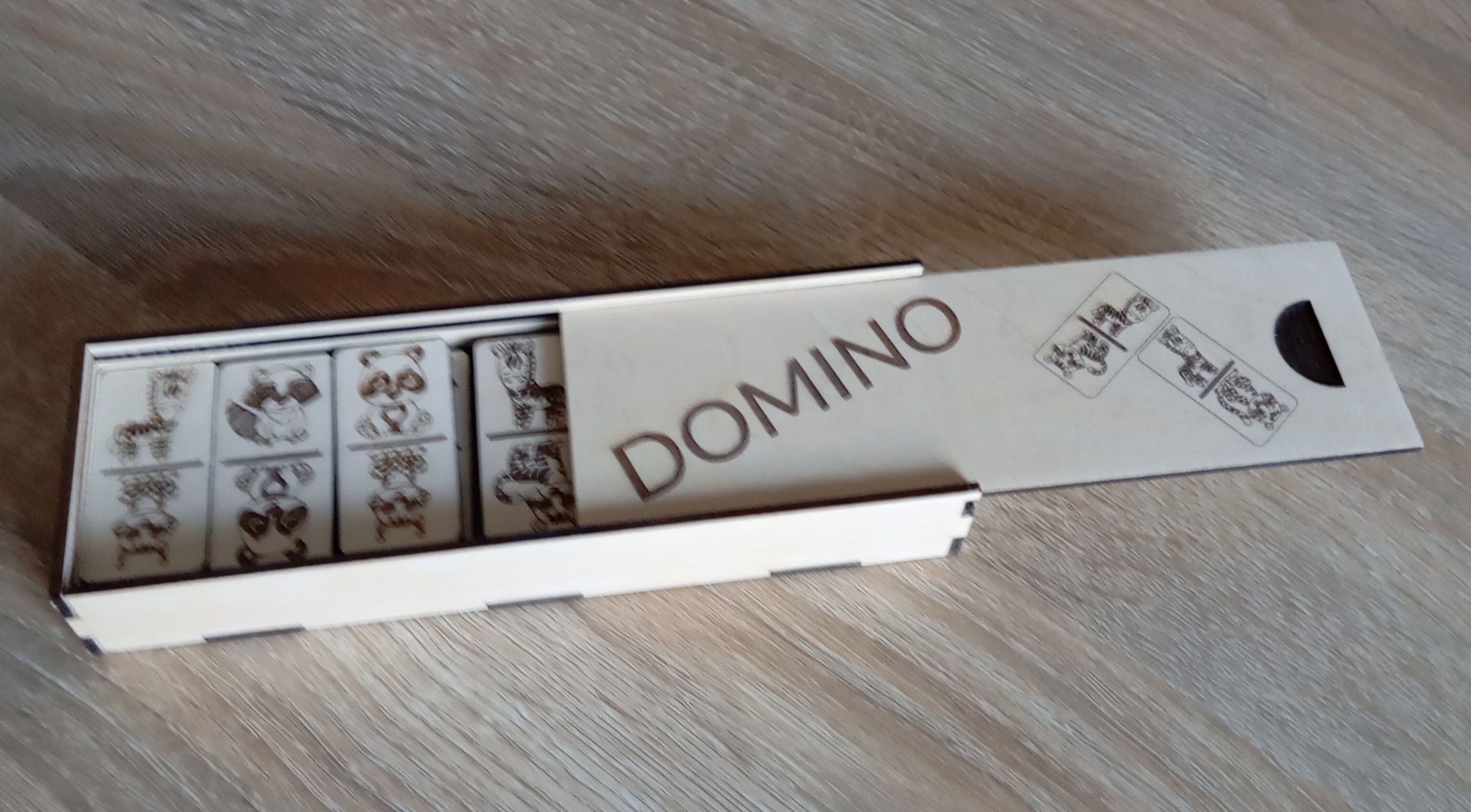 Domino, pour enfants, domino en Bois, 28 dominos, Jeu de Domino, Jeux en Bois,  Jouet de Domino en Bois, Cadeaux pour Noël