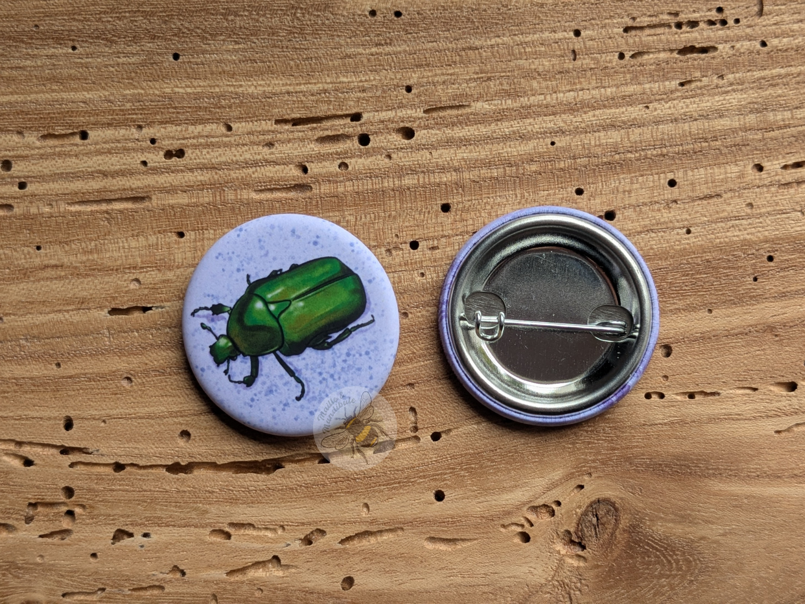 Badge Cétoine - Le petit bijou des jardins