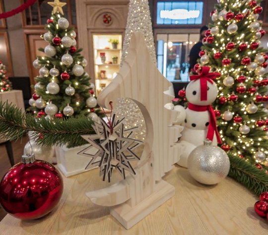 Sapin de Noël et étoile