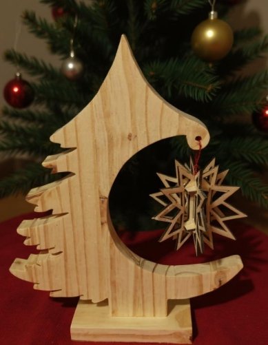 Sapin de Noël et étoile