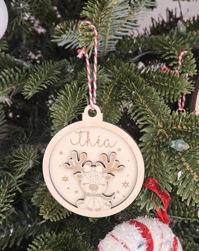 Boule de Noël Renne