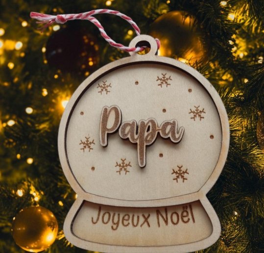 Boule de Noël Papa