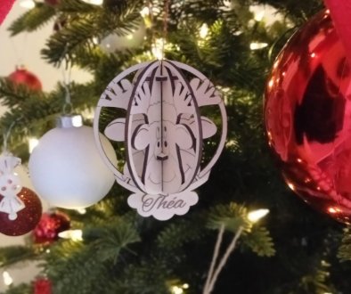 Boule de Noël 3D Renne