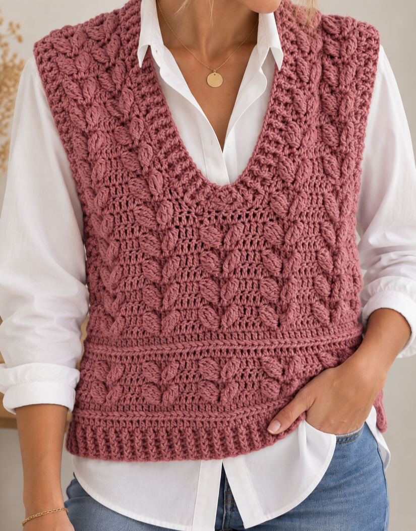 pull débardeur sans manche coupe standard