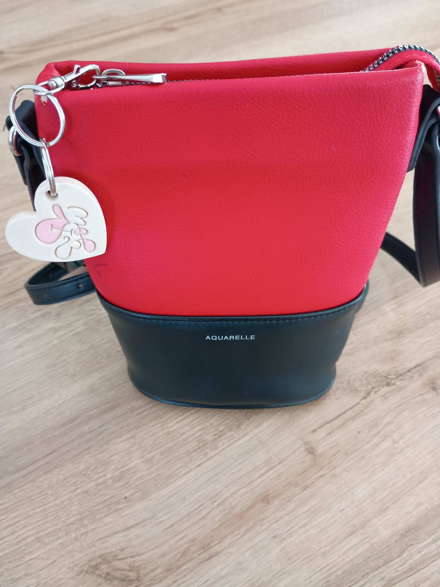 porte-clés Cœur "LOVE" orange