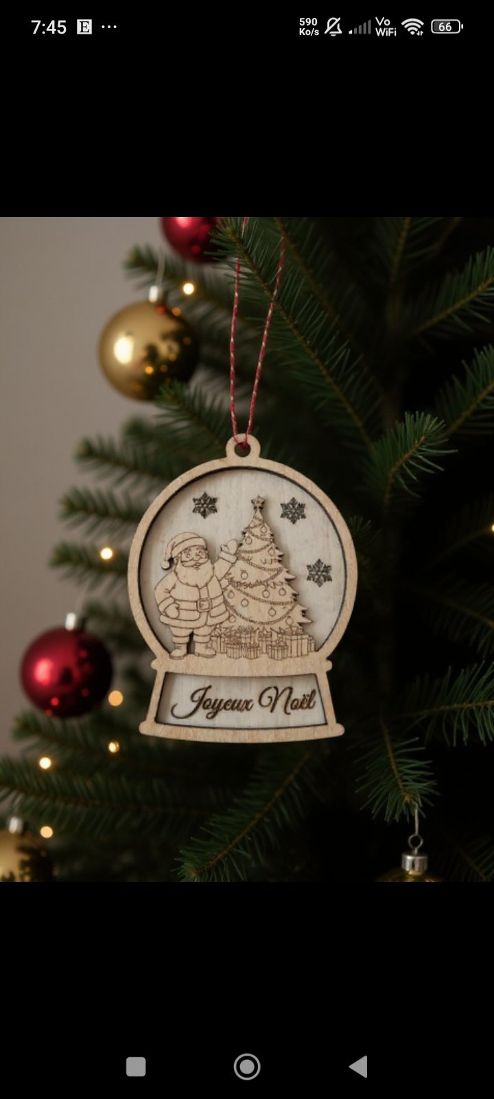 boules de noël double face personnalisables