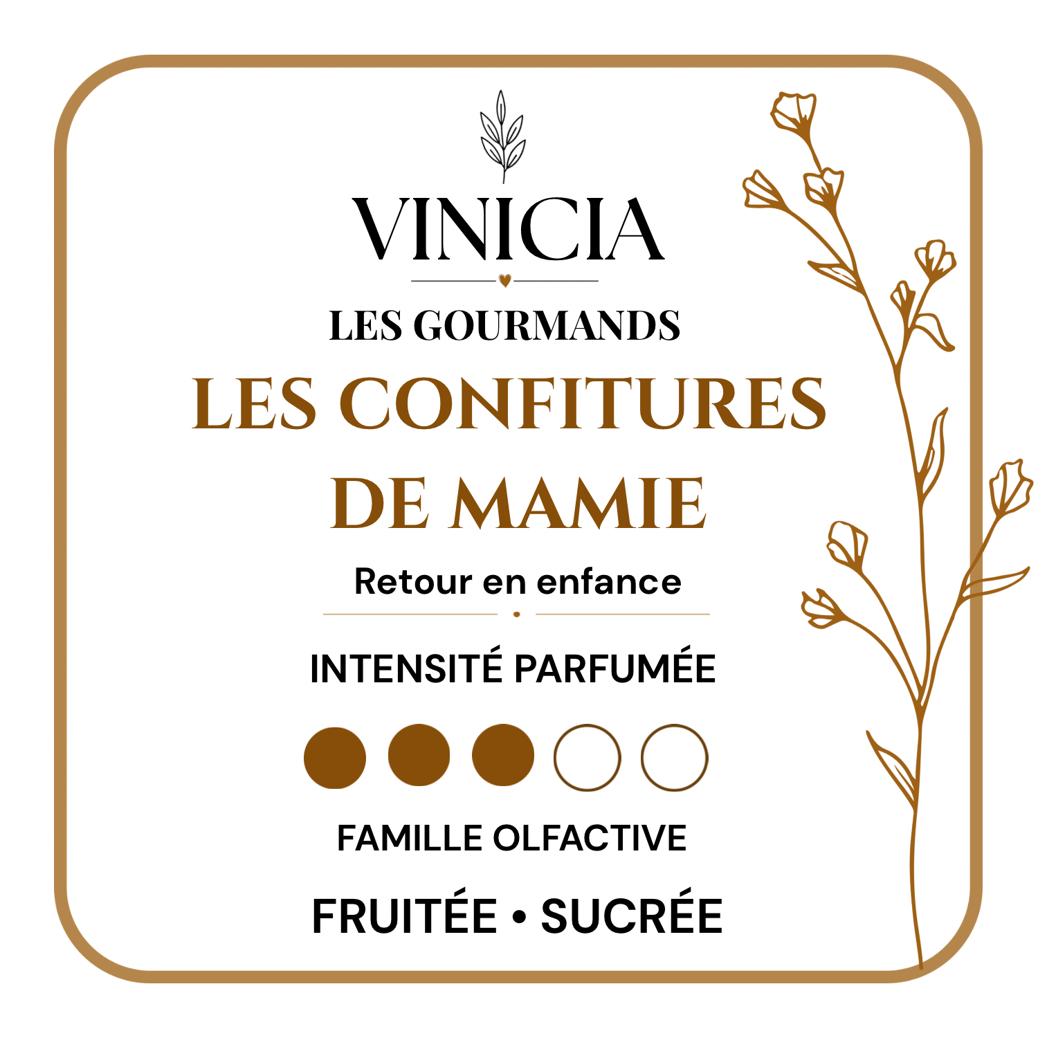 Fondant parfumé Confiture de Mamie