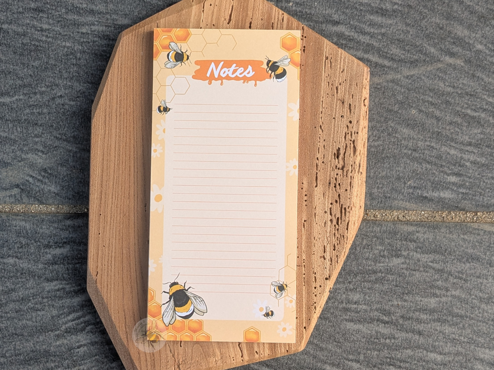 Bloc-notes Bourdon terrestre - Papeterie insecte imprimée localement
