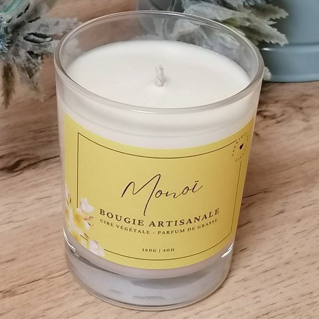 Bougie artisanale Monoï