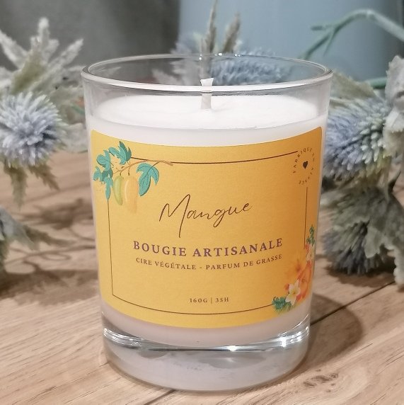 Bougie artisanale Mangue