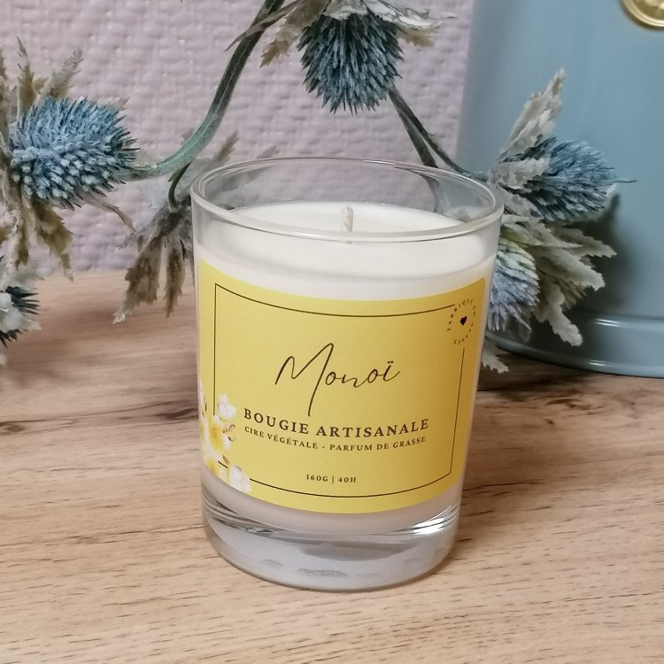 Bougie artisanale Monoï
