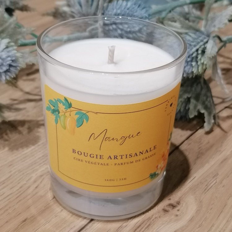 Bougie artisanale Mangue