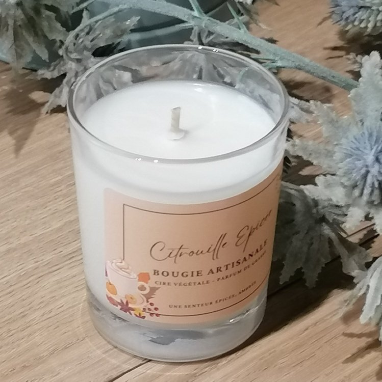 Bougie artisanale Citrouille Epicée