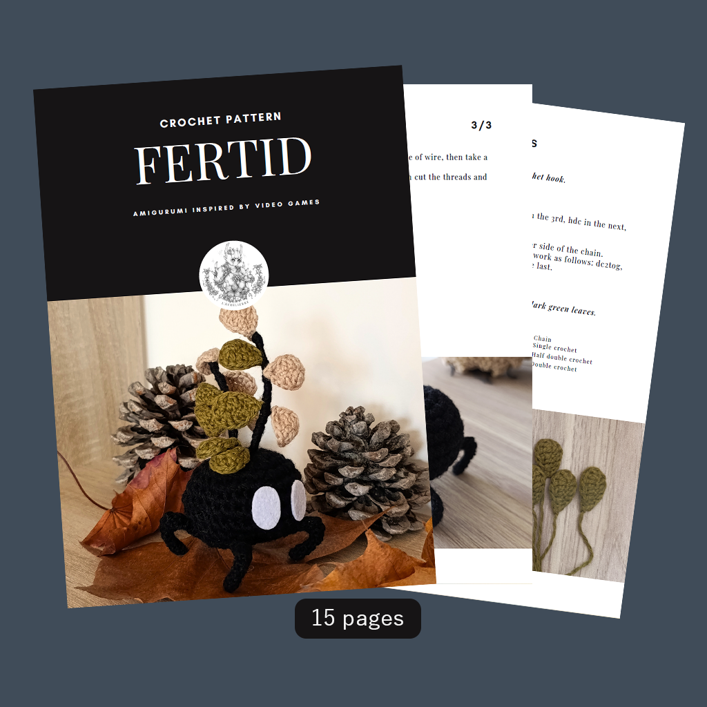 Patron Crochet - Fertid || FR & EN || Inspiré de Hollow Knight Silksong