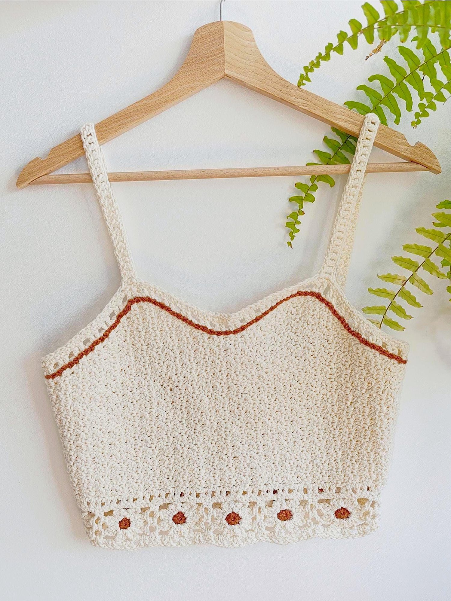 Patron Crochet - Haut à fleurs || FR & EN