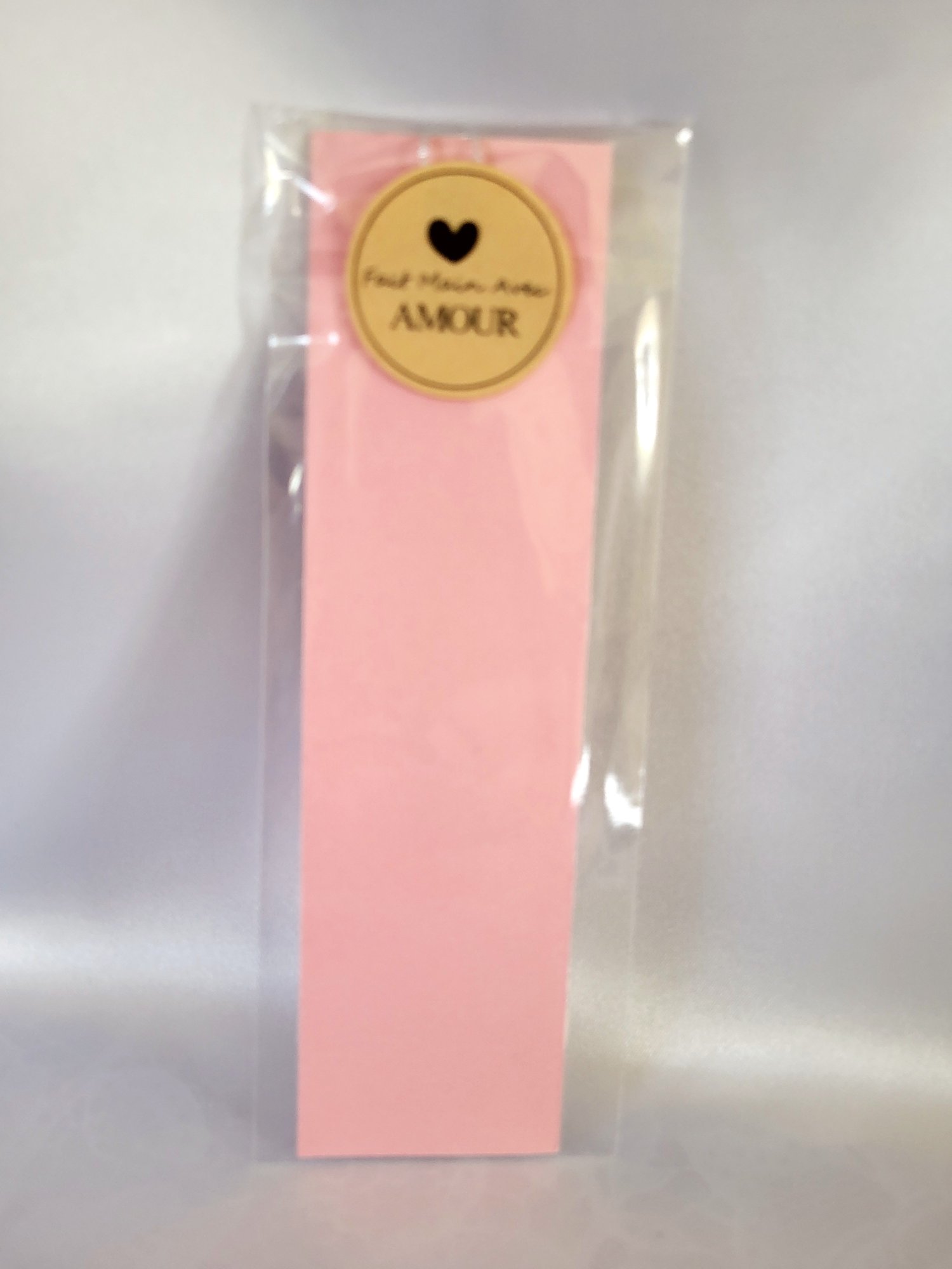 Marque page romantique rose "Rêveries"