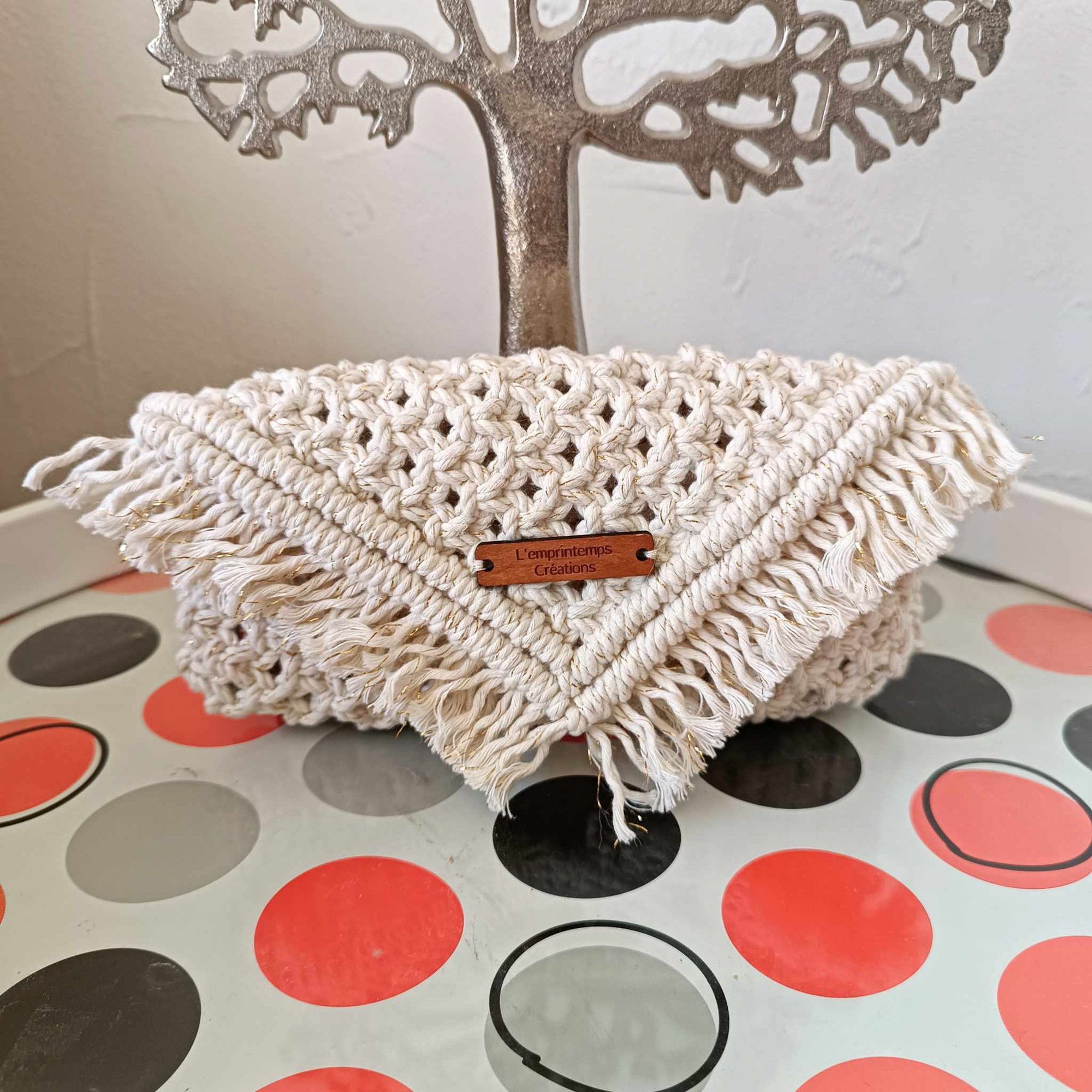 Pochette (Écru - Or)