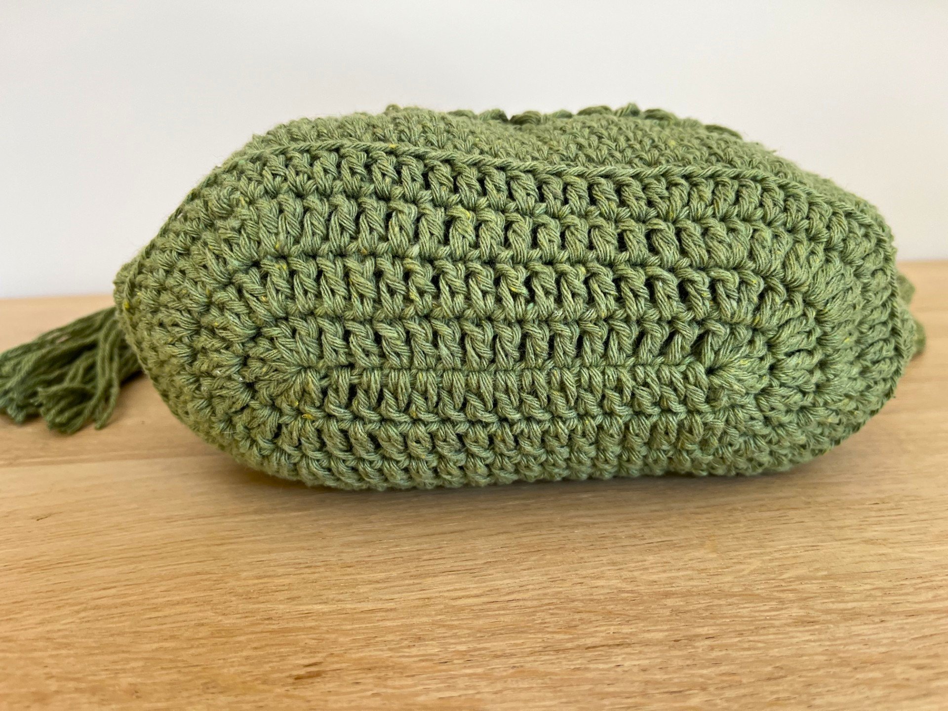 sac bohème au crochet, sac bandoulière, sac à main en coton, sac tendance vert