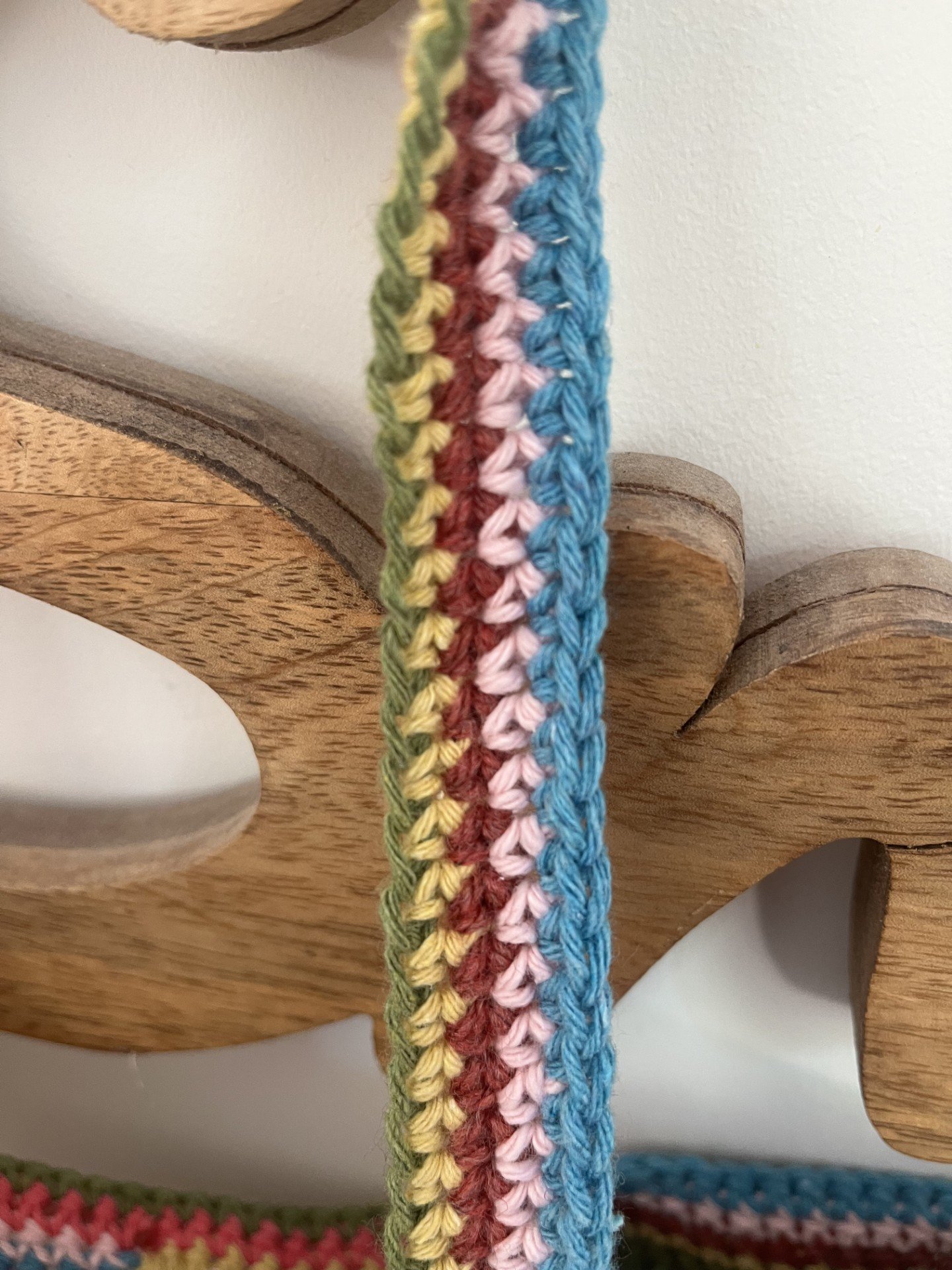 sac cabas, sac fourre tout, sac à main au crochet multicolore, sac totebag, sac été au crochet fait main